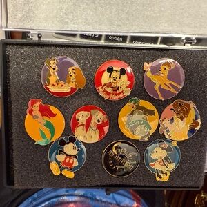 Disney Channel Anniversary Pin Set